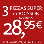 D14 / Orsay - 3 Super + 1Coca : 28.95€
